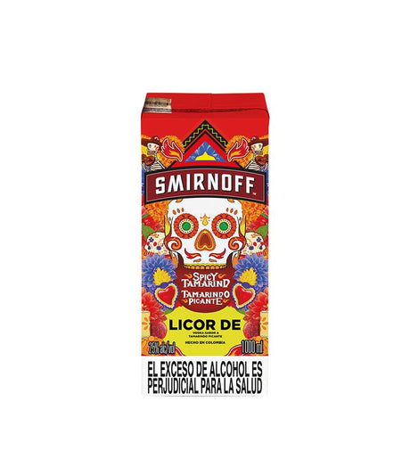 Vodka Smirnoff Spicy Tamarindo Tetra - 1000ml - Licores Medellín