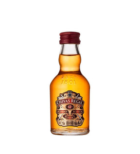 Whisky Chivas Regal 12 Años Miniatura - 50ml - Licores Medellín