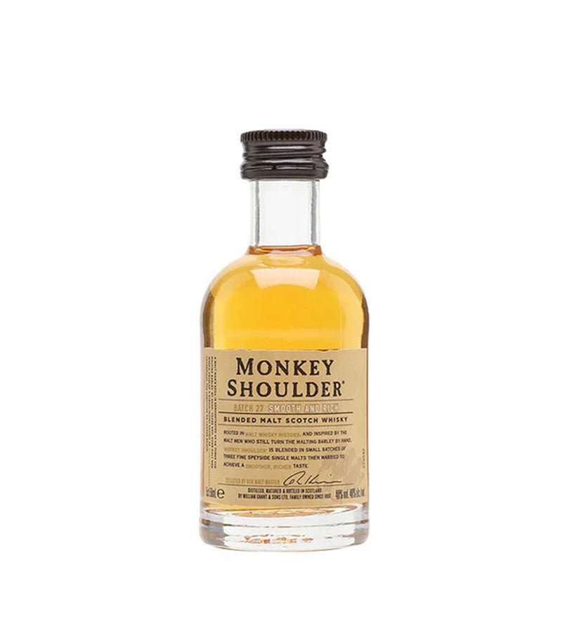 Miniatura de Whisky Monkey Shoulder de 50 ml