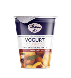 Yogurt Alpina Sabor a Melocotón - 150g - Licores Medellín