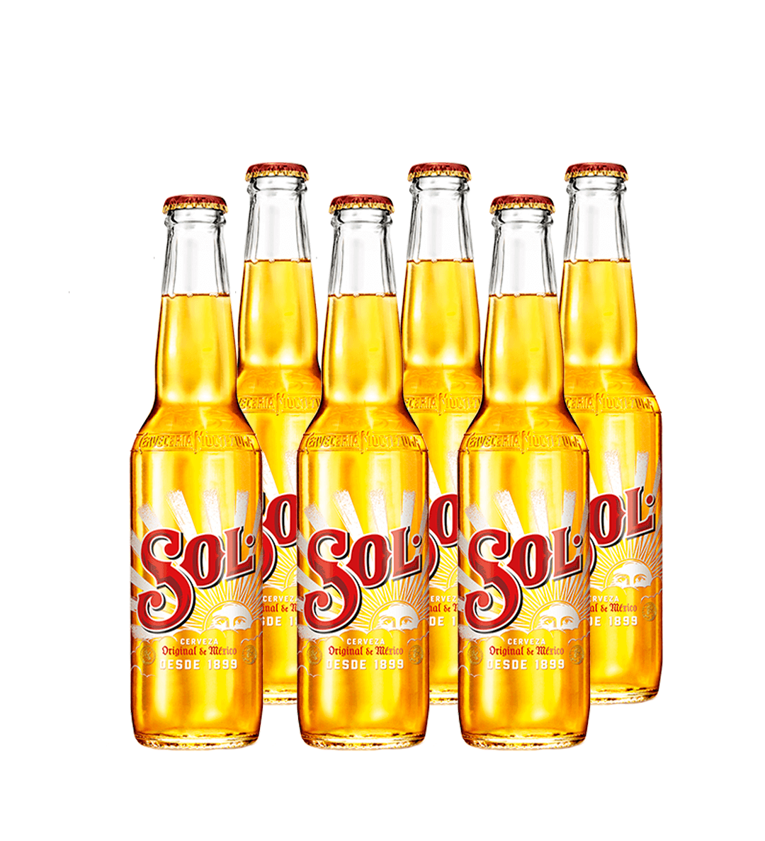 6 Pack Cerveza Sol - 330cc - Licores Medellín