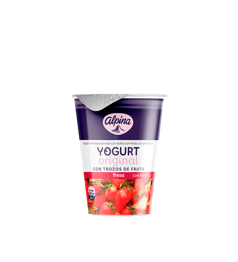 Yogurt Alpina Sabor a Fresa - 150g - Licores Medellín