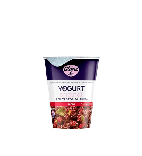 Yogurt Alpina Sabor a Mora - 150g
