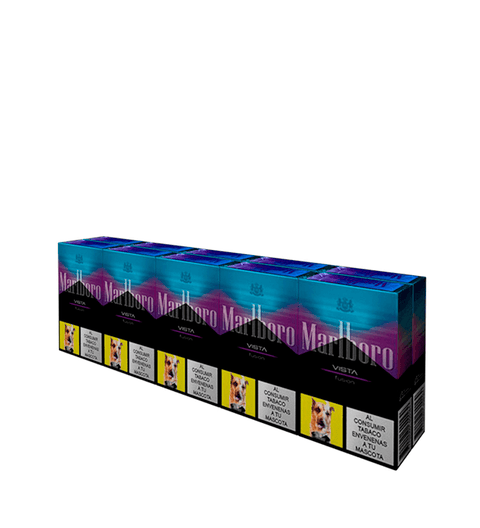 Cartón Cigarrillo Marlboro Fusion Mora Azul - 10paq