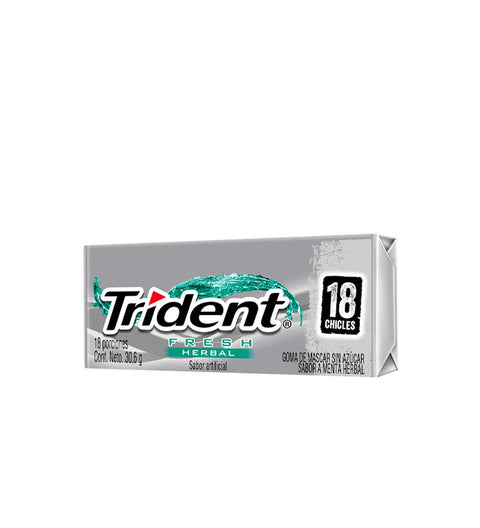 Chicle Trident Americano Fresh Herbal - 30g - Licores Medellín