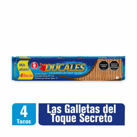 Galletas Ducales 4 Tacos - 430g - Licores Medellín