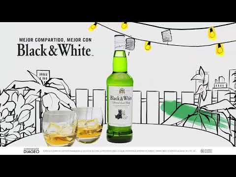 Whisky Black & White Botella - 700ml
