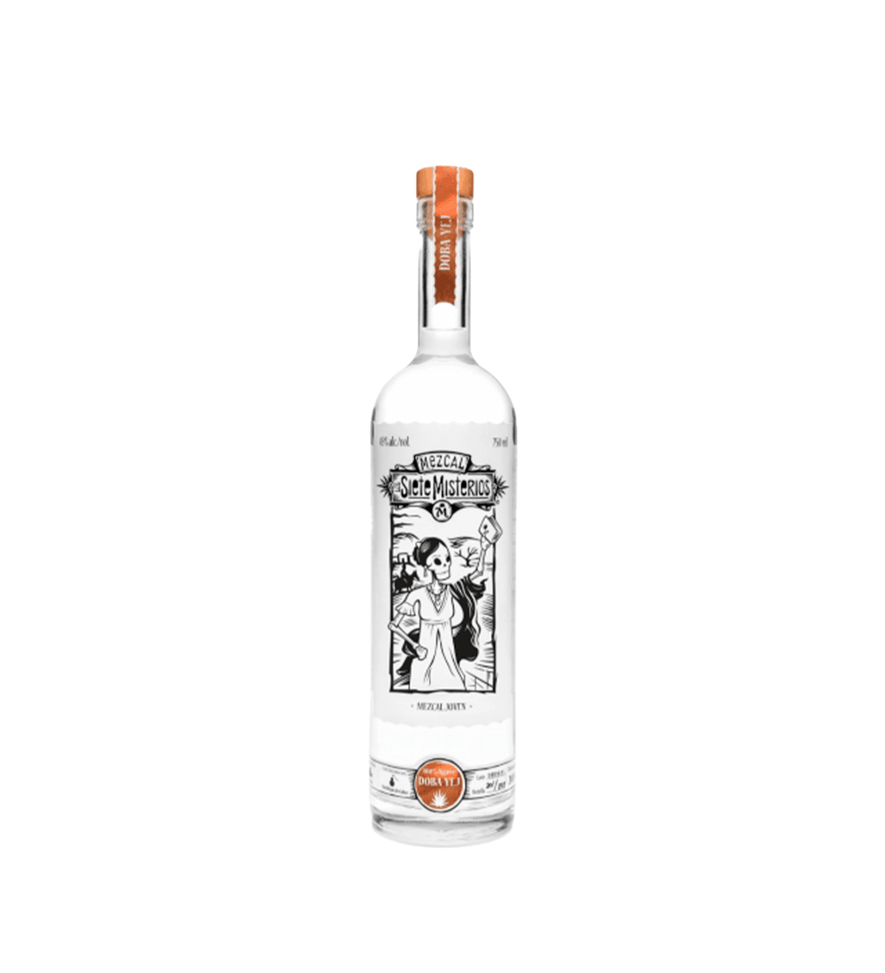 Botella de Mezcal Siete Misterios de 750 ml