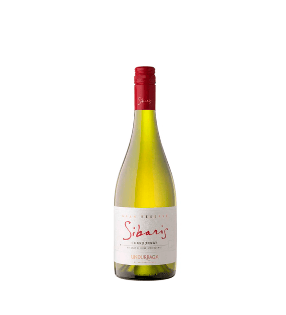 Botella de Vino Sibaris Chardonnay Gran Reserva de 750 ml