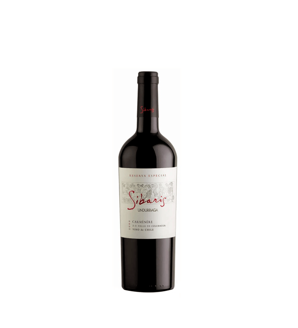 Botella de Vino Tinto Sibaris Carmenere Gran Reserva de 750 ml