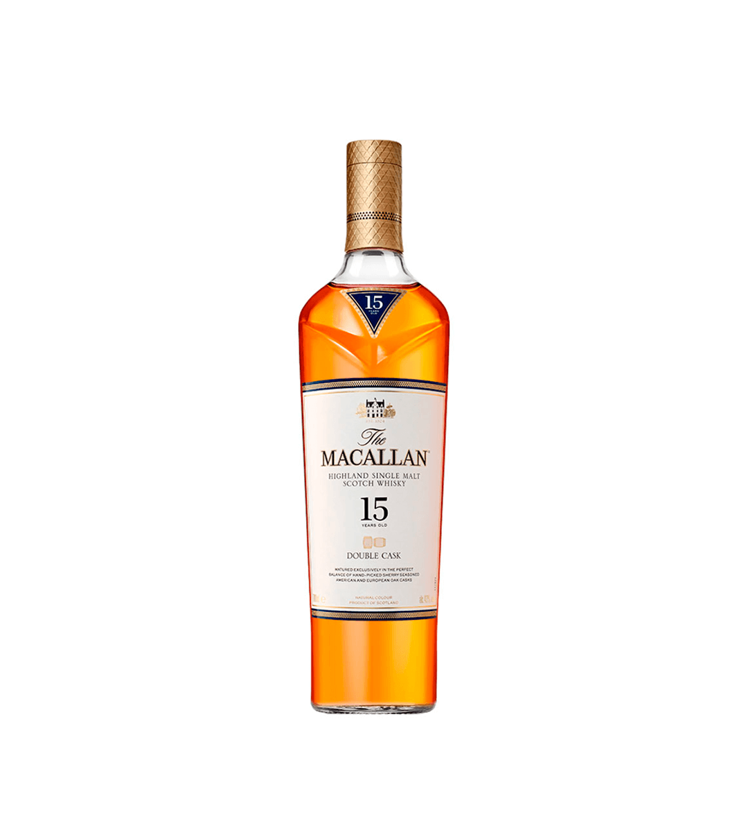 Whisky The Macallan Double Cask Single Malt 15 Años Botella - 700ml - Licores Medellín