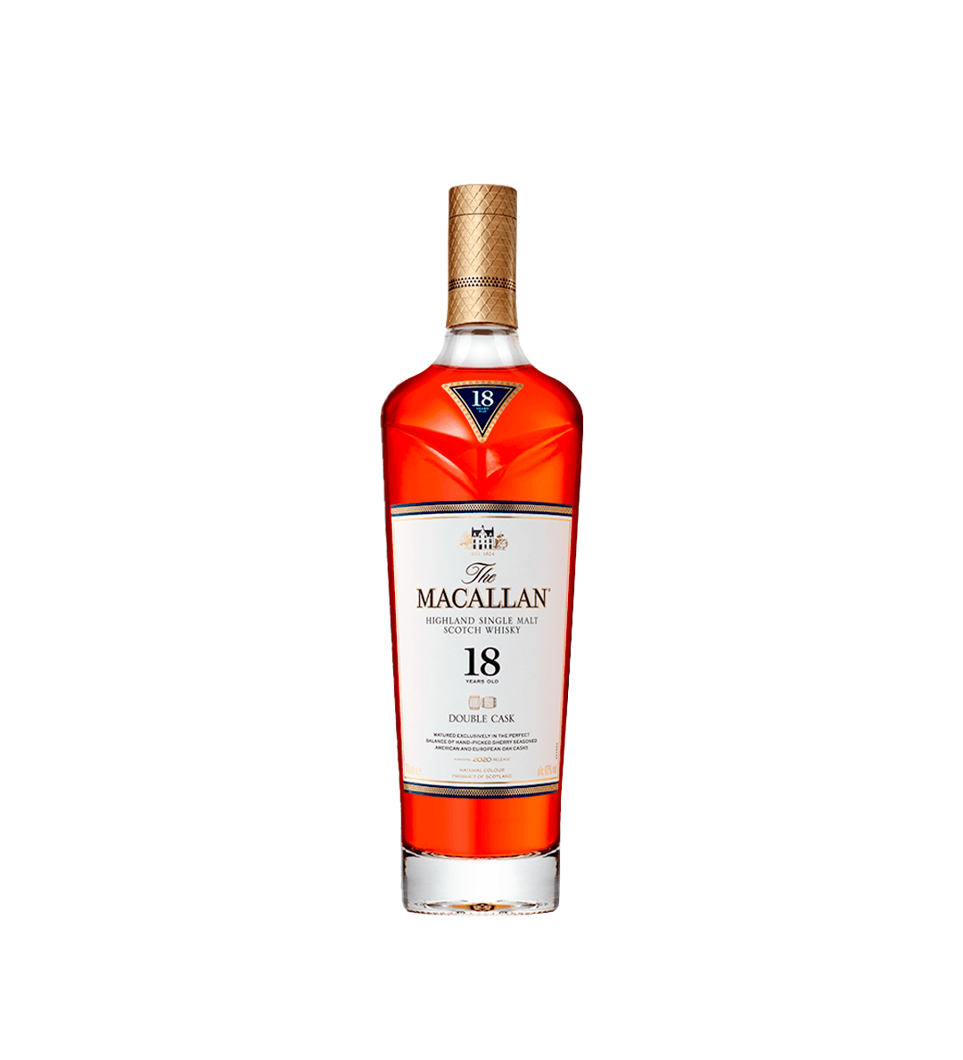 Whisky The Macallan Double Cask Single Malt 18 Años Botella - 700ml - Licores Medellín